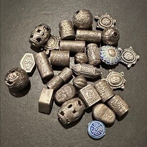 Rare Bundle of Vintage Metal Beads